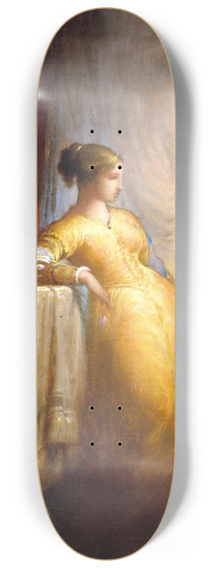 William Rimmer - At the Window 8.25 inch art skate deck