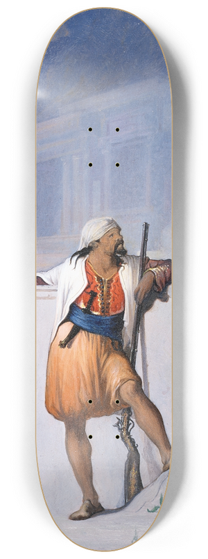 William Rimmer - The Sentry 8.25 inch art skate deck