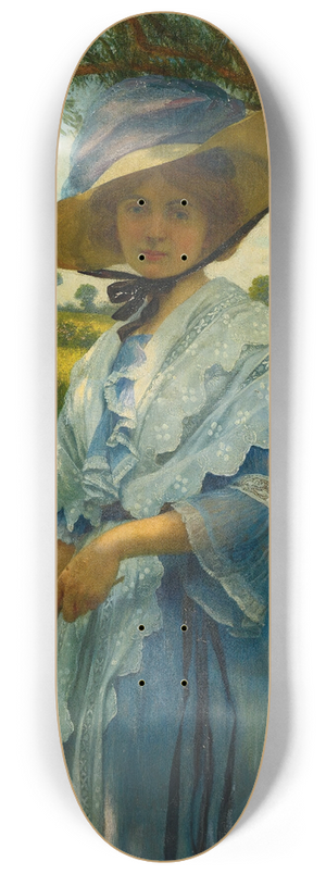 William Savage Cooper - By The River 8.25 inch art skate deck