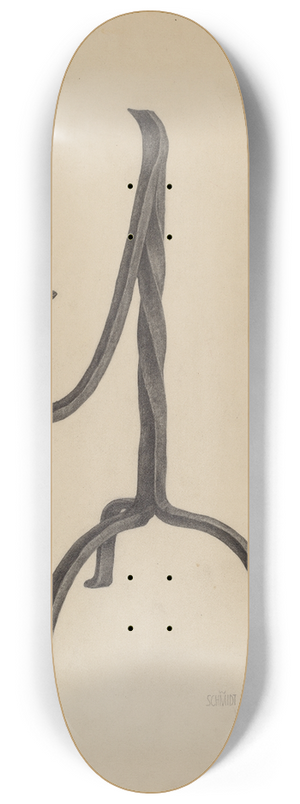 William Schmidt - Three Legged Candlestick 8.25 inch art skate deck