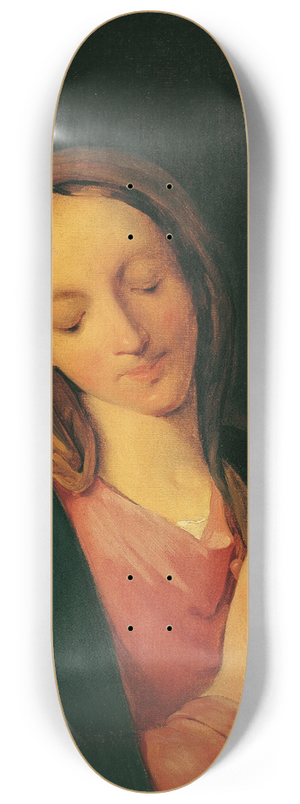August von Pettenkofen - Madonna 8.25 inch art skate deck