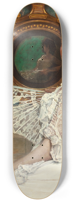 William Sergeant Kendall - Portrait of Mildred Stokes 8.25 inch art skate deck