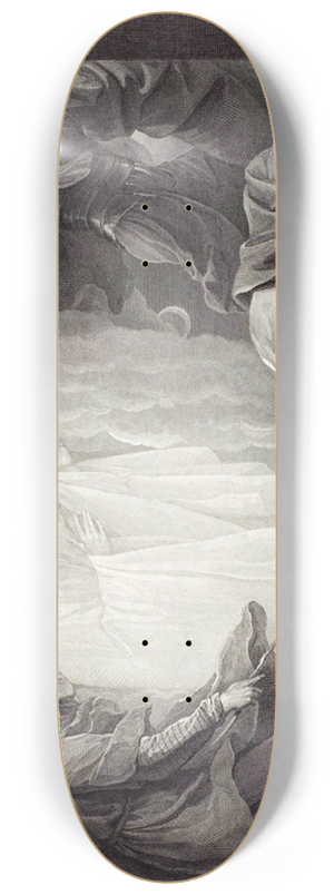 William Sharp - Saul and the Witch of Endor 8.25 inch art skate deck
