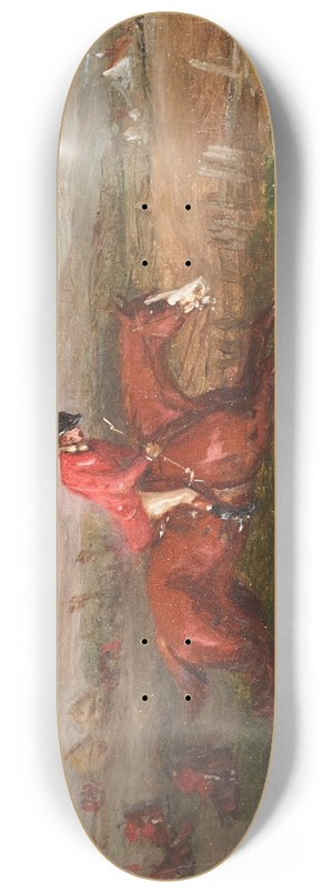 William Shayer - Jumping a ditch 8.25 inch art skate deck