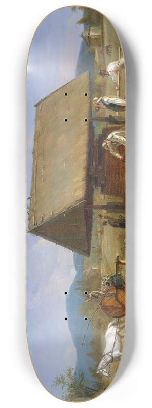 William Sidney Mount - Cider Making 8.25 inch art skate deck