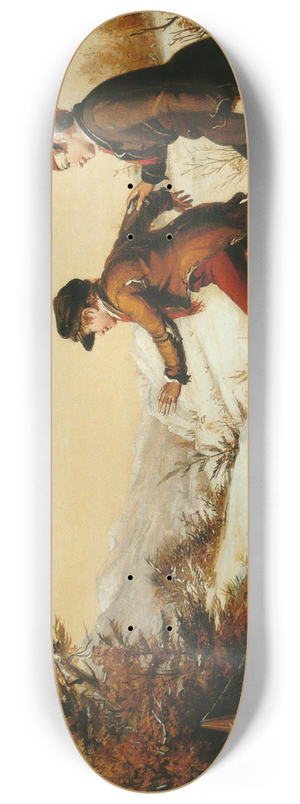 William Sidney Mount - The Trap Sprung 8.25 inch art skate deck