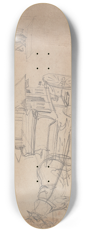 William Simpson - Dak Gharry 8.25 inch art skate deck