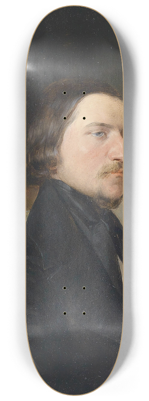 August von Pettenkofen - Portrait August Semeleder 8.25 inch art skate deck