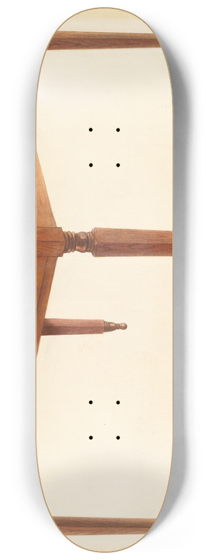 William Spiecker - Bishop Hill  Accounting Desk 8.25 inch art skate deck