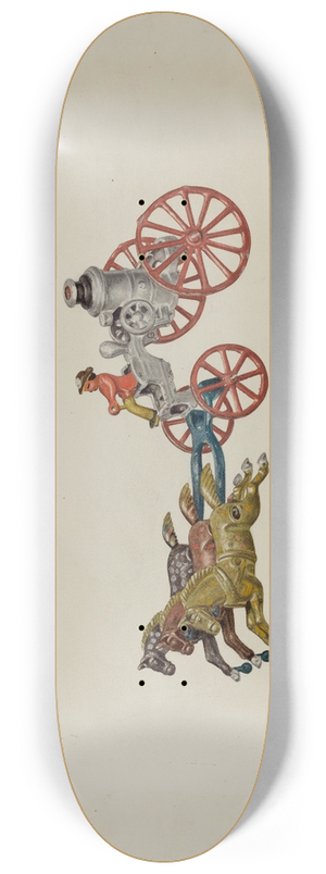 William Spiecker - Toy Fire Engine 8.25 inch art skate deck