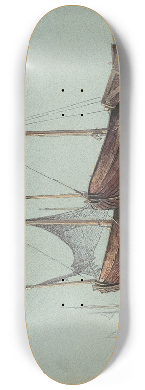 William Stanley Haseltine - Blankenbergh 8.25 inch art skate deck