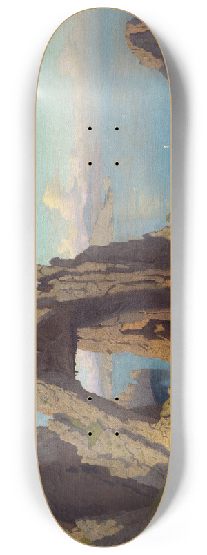 William Stanley Haseltine - Natural Arch at Capri 8.25 inch art skate deck