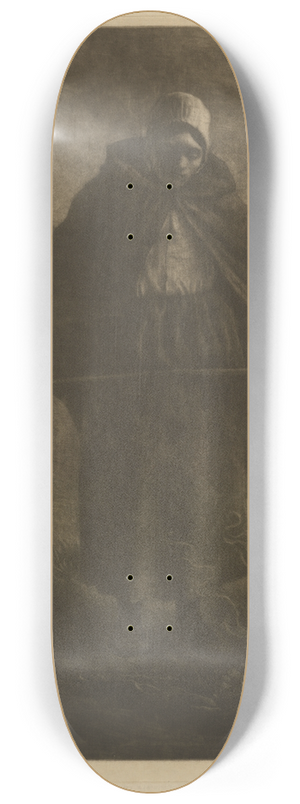 William Strang - Woman Burning Weeds 8.25 inch art skate deck