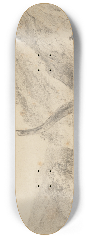 William Swainson - Entrance to second Hutt Gorge, Upper Hutt 8.25 inch art skate deck