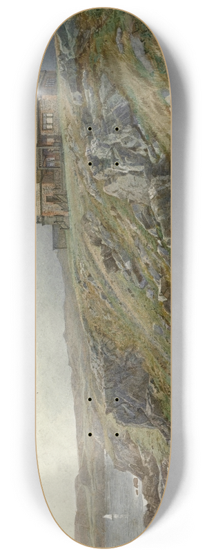 William Trost Richards - Graycliff, the Artists Home, Newport, Rhode Island 8.25 inch art skate deck