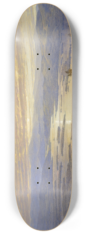 William Trost Richards - Lake Squam from Red Hill 8.25 inch art skate deck