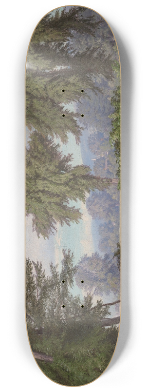 William Trost Richards - Landscape 8.25 inch art skate deck
