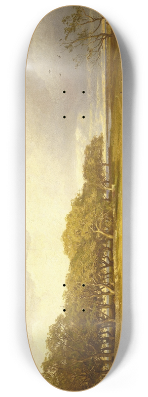 William Trost Richards - Old Orchard at Newport 8.25 inch art skate deck