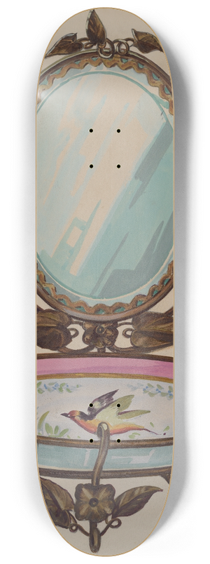 William Vergani - Ladies Toilet Set 8.25 inch art skate deck
