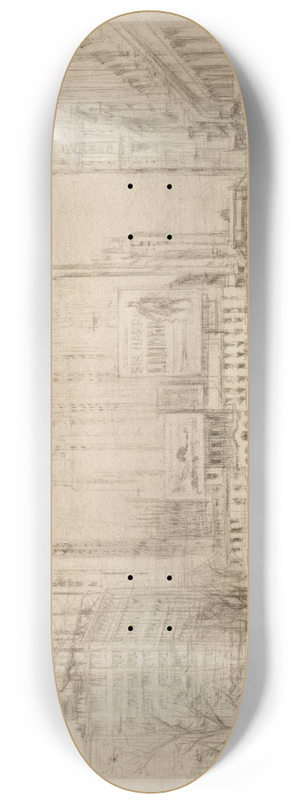 William Walcot - Forty-second Street NY 8.25 inch art skate deck