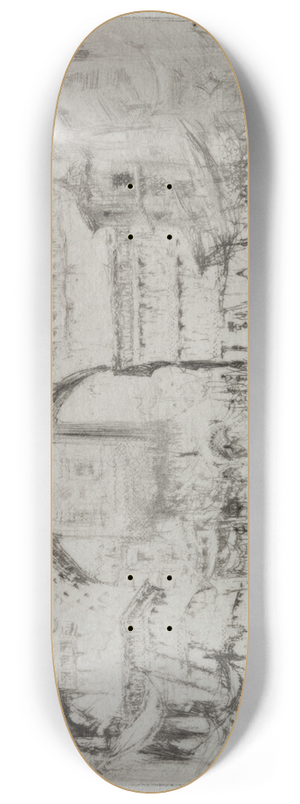 William Walcot - Hadrian Entering Salonica 8.25 inch art skate deck