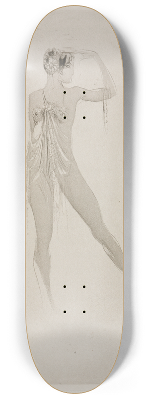 William Walcot - Herodias: Page 47, Her feet stepped one before the other 8.25 inch art skate deck