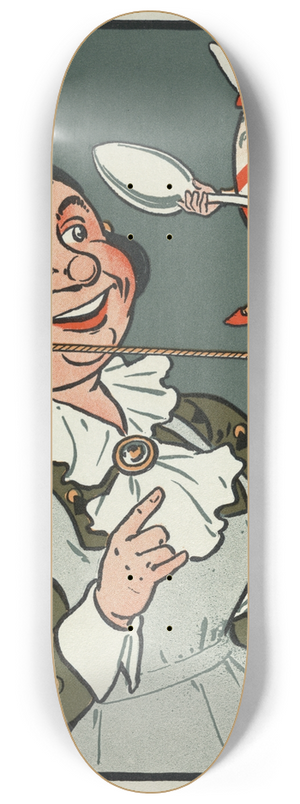 William Wallace Denslow - Denslows Humpty Dumpty 8.25 inch art skate deck