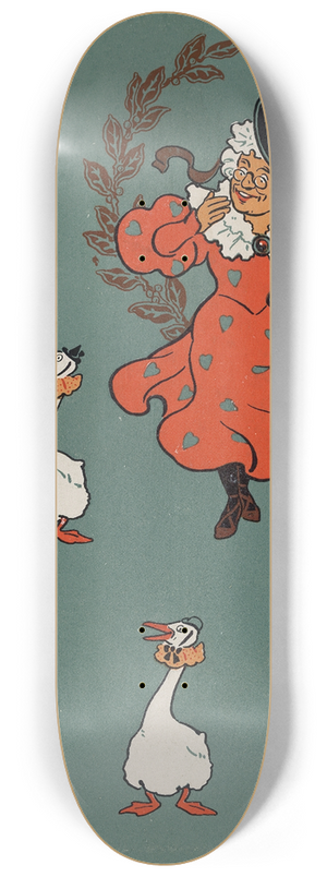William Wallace Denslow - Denslows Mother Goose Pl 01 8.25 inch art skate deck