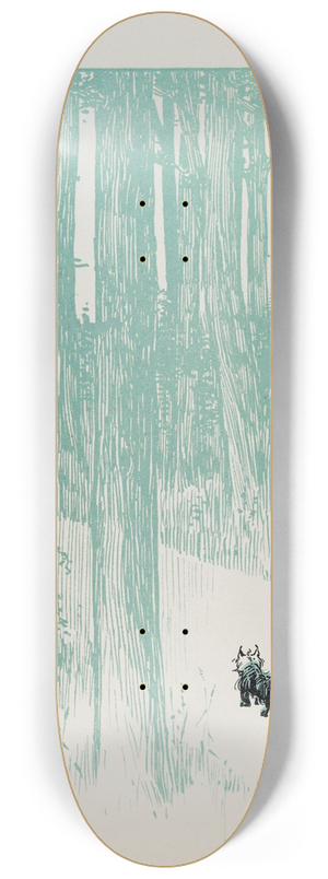 William Wallace Denslow - The Cowardly 8.25 inch art skate deck