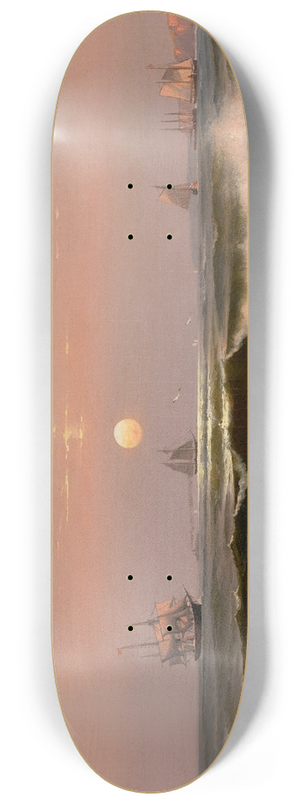 William Wilson Cowell - Incoming Tide 8.25 inch art skate deck