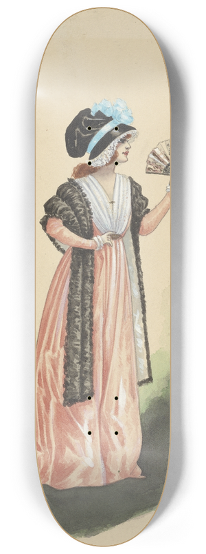 Will R. Barnes - 11-Lady Moya Fitzpatrick-Act II 8.25 inch art skate deck