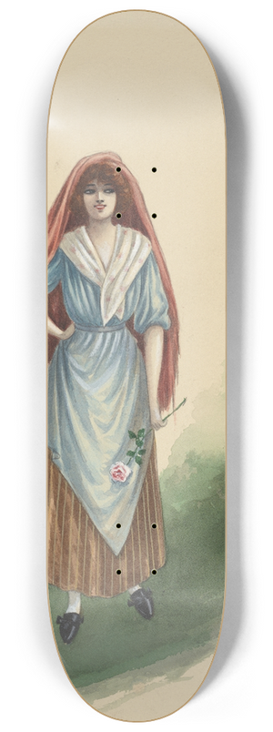 Will R. Barnes - 14-Lady Moya Fitzpatrick-Act III 8.25 inch art skate deck