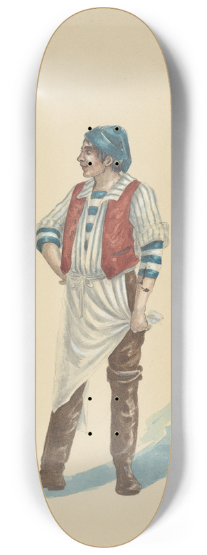 Will R. Barnes - 1-Dan Riordan 8.25 inch art skate deck