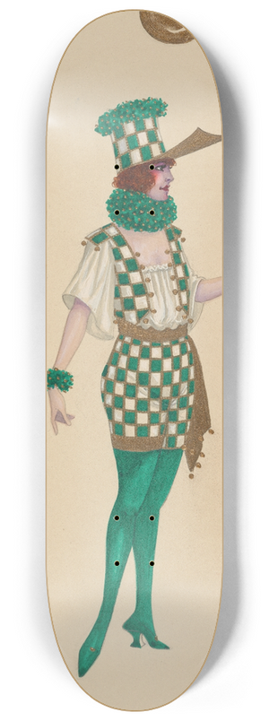 Will R. Barnes - 1-Green-Boys 8.25 inch art skate deck