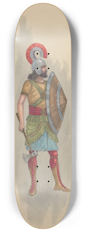 Will R. Barnes - 2 Babylonian Capt. 8.25 inch art skate deck