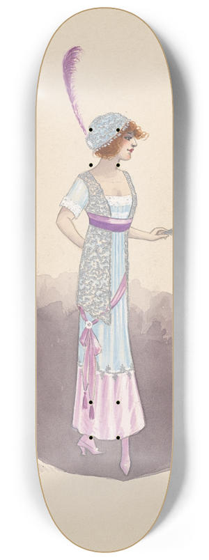 Will R. Barnes - 3-Princes Girls-Act I 8.25 inch art skate deck