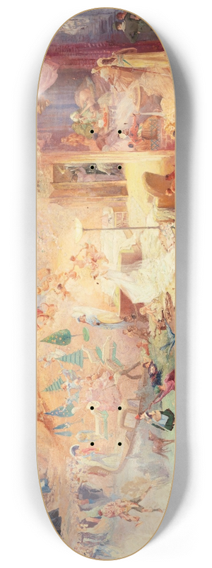 Adolphe Lon Willette - Phantasmagorical scene, also called liberty 8.25 inch art skate deck