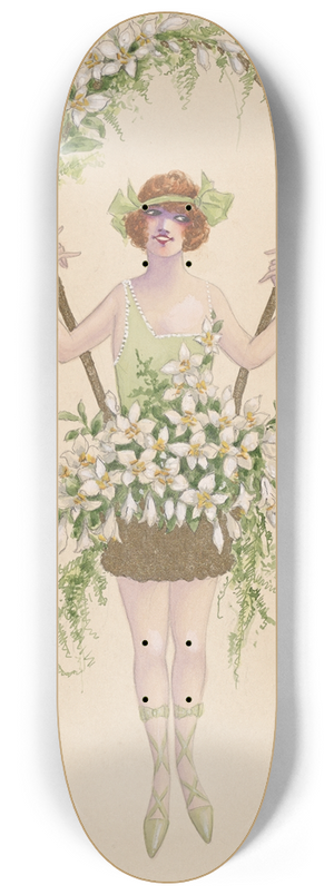 Will R. Barnes - 7-Lillies [sic] 8.25 inch art skate deck