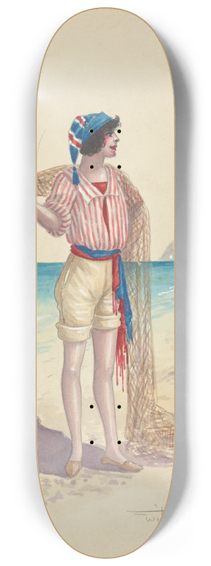 Will R. Barnes - A13-Fisher Boys-Act III 8.25 inch art skate deck Will R. Barnes - A13-Fisher Boys-Act III 8.25 inch art skate deck