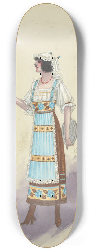 Will R. Barnes - A8-Corsican Beauties-Act II 8.25 inch art skate deck Will R. Barnes - A8-Corsican Beauties-Act II 8.25 inch art skate deck