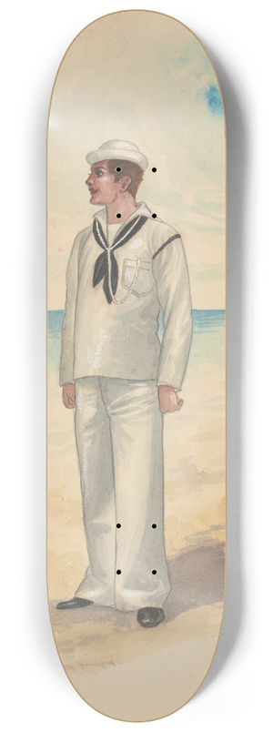 Will R. Barnes - Act I-12 U.S. Sailors 8.25 inch art skate deck Will R. Barnes - Act I-12 U.S. Sailors 8.25 inch art skate deck