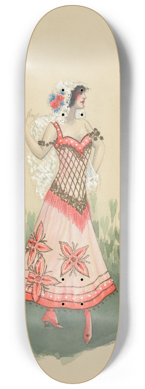 Will R. Barnes - Act I-Jean 8.25 inch art skate deck Will R. Barnes - Act I-Jean 8.25 inch art skate deck