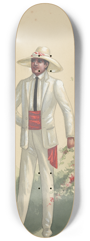 Will R. Barnes - Act I-Rosendo 8.25 inch art skate deck