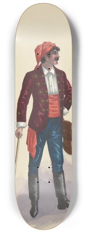 Will R. Barnes - Band-Act II 8.25 inch art skate deck