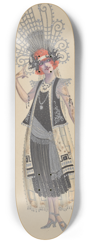 Will R. Barnes - Court Lady 8.25 inch art skate deck