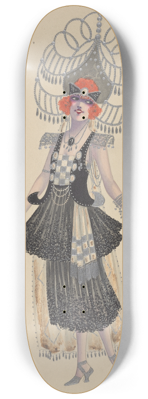 Will R. Barnes - Court Lady 8.25 inch art skate deck