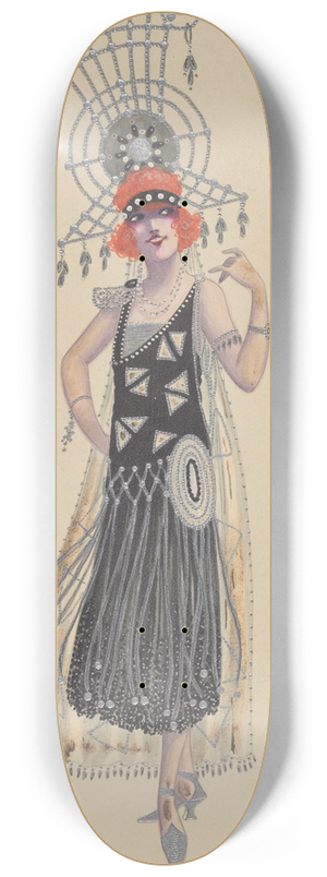 Will R. Barnes - Court Lady 8.25 inch art skate deck
