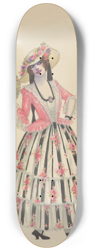 Will R. Barnes - Dapper men 8.25 inch art skate deck