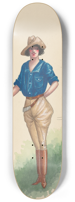 Will R. Barnes - Girl Soldiers-Act I 8.25 inch art skate deck