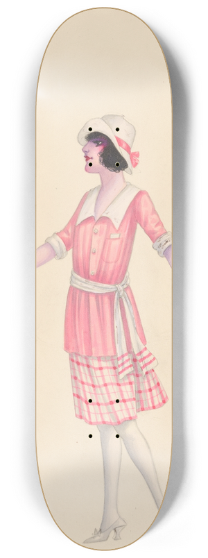 Will R. Barnes - Golfing, 6 8.25 inch art skate deck